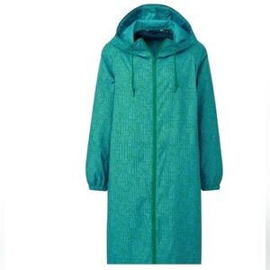 Marimekko Pocketable Parka Pockets Oversized Full Length Full Zip Hooded Small